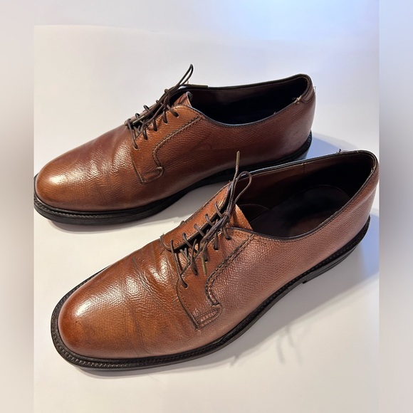 Vintage Hanover Brown Cordovan Leather Shoes Size 9.5
